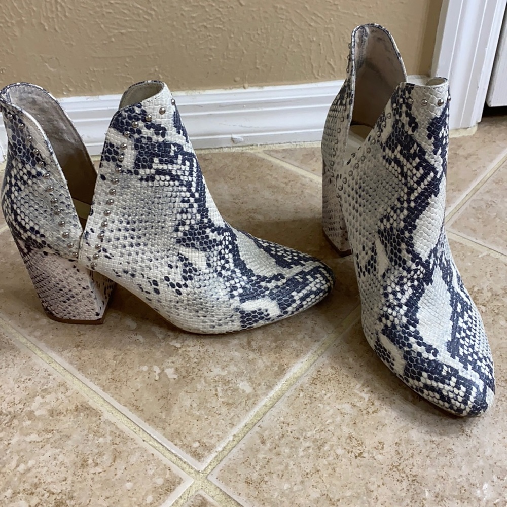 Snakeskin boots